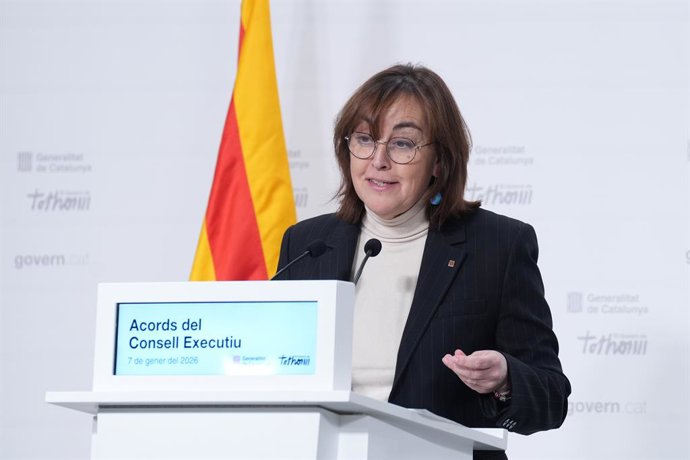 La consellera de Territori, Habitatge i Transició Ecològica i portaveu de la Generalitat, Sílvia Paneque