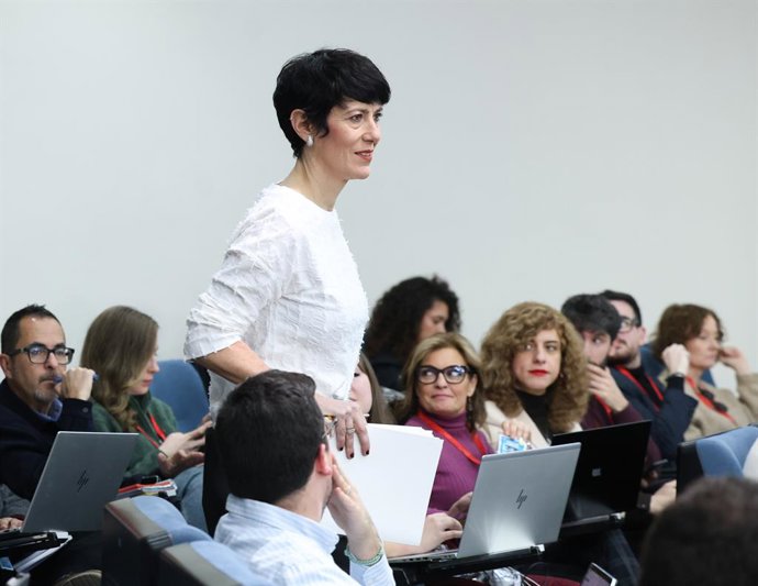 La ministra de Seguridad Social, Inclusión y Migraciones y portavoz del Gobierno, Elma Saiz, ofrece una rueda de prensa tras el primer Consejo de Ministros del año, a 7 de enero de 2026, en Madrid (España). El primer Consejo de Ministros del año ha estado