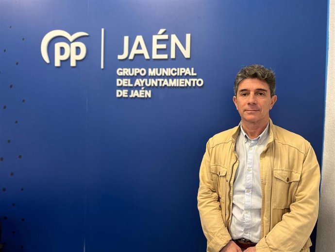 Archivo - El concejal del PP en el Ayuntamiento de Jaén José María Álvarez.