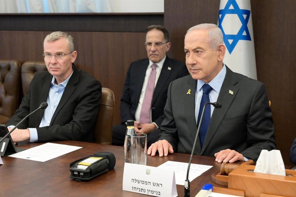 El primer ministro israelí, Benjamin Netanyahu
