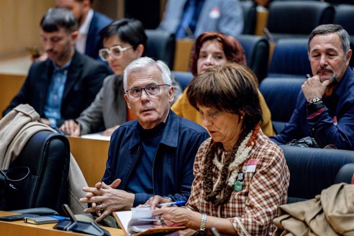 Archivo - El exmagistrado Baltasar Garzón durante la celebración de la Jornada ‘El futuro de la Jurisdicción Universal’ organizada por la Fundación Internacional Baltasar Garzón (FIBGAR), a 4 de noviembre de 2025, en Madrid (España). La Jornada se realiza