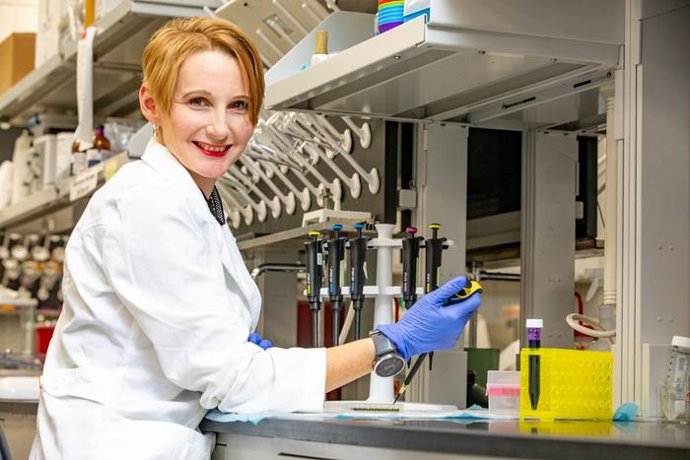 Imagem da professora Megan Rosa-Caldwell.