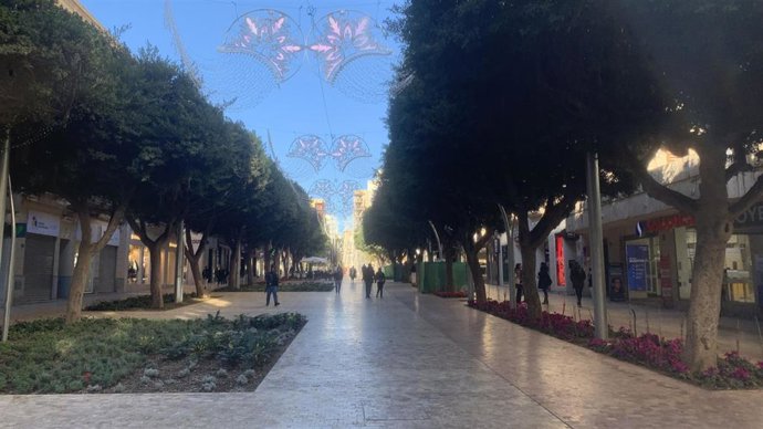 Parterres del Paseo de Almería.