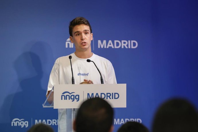 Archivo - El presidente de Nuevas Generaciones del PP de Madrid, Nacho Dancausa,  