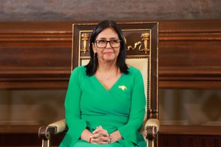 La presidenta encarregada de Veneçuela, Delcy Rodríguez 