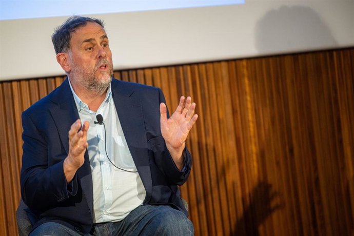 Archivo - El presidente de ERC, Oriol Junqueras
