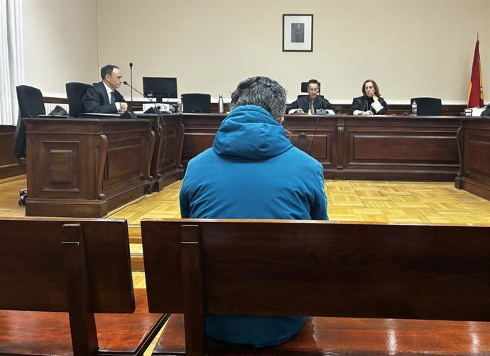 Un momento del juicio de este lunes en la Audiencia Provincial de Valladolid.