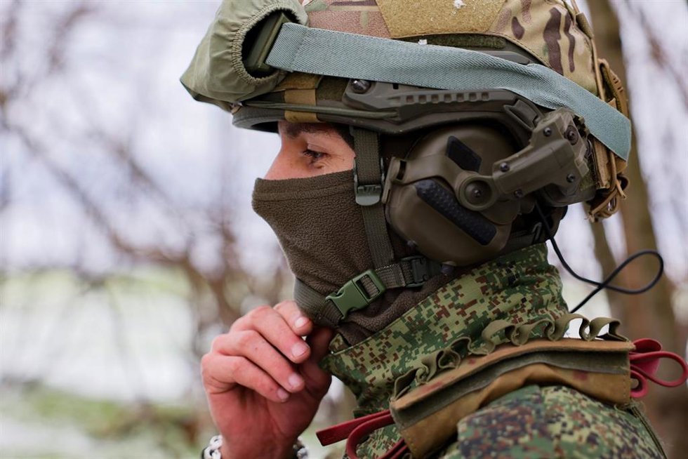 Militar del Ejército de Rusia en la provincia parcialmente ocupada de Jersón, en el marco de la invasión de Ucrania (archivo)