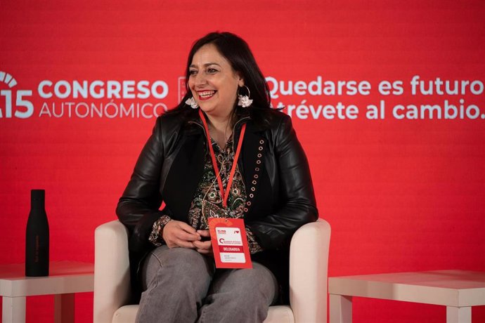 Archivo - La alcaldesa de Palencia, Miriam Andrés, durante el ágora 'Igualdad para transformar Castilla y León: un compromiso feminista por la cohesión social y territorial', dentro del 15º Congreso Socialista de CyL.
