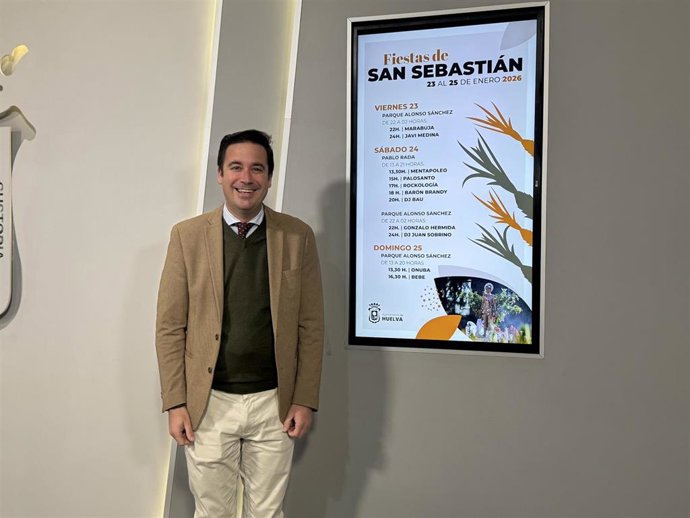 El concejal de Cultura y Patrimonio Arqueológico del Ayuntamiento de Huelva, Nacho Molina.