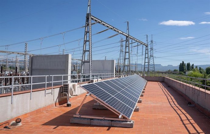 Una subestación eléctrica de Estabanell.