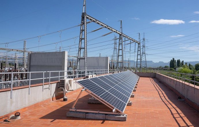 Una subestació elèctrica d'Estabanell