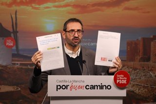 El secretario de Organización del PSOE regional, Sergio Gutiérrez.