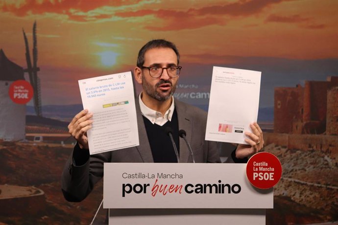 El secretario de Organización del PSOE regional, Sergio Gutiérrez.