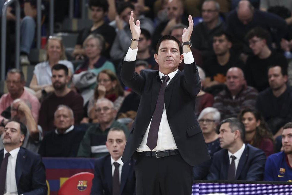 El entrenador del Bara de baloncesto, Xavi Pascual