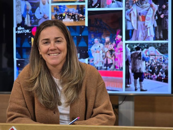 La concejal de Cultura de Barakaldo, Nerea Cantero, presenta el balance de la programación navideña.