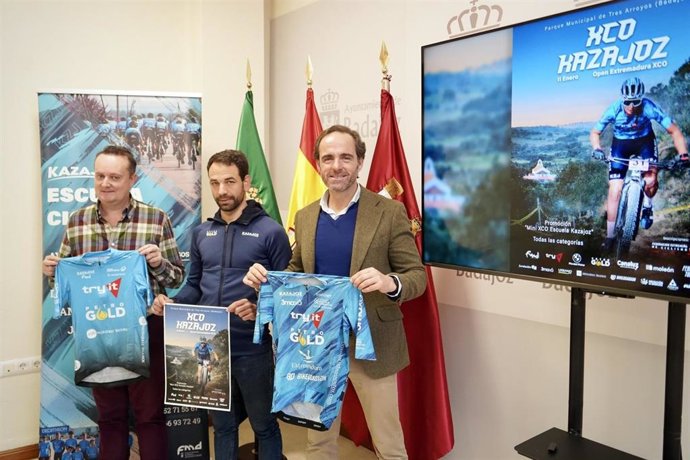 Presentación del XCO Kazajoz, prueba inaugural en Badajoz del Open de Extremadura de esta disciplina.