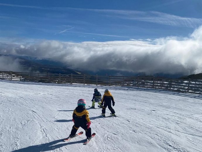 Imagen de la estación invernal Valle Laciana-Leitariegos, en León.