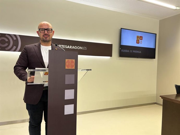 El diputado autonómico del PAR y cabeza de lista por Teruel en las elecciones del 8F, Alberto Izquierdo.