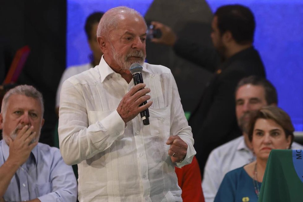 Luiz Inácio Lula da Silva, presidente de Brasil.