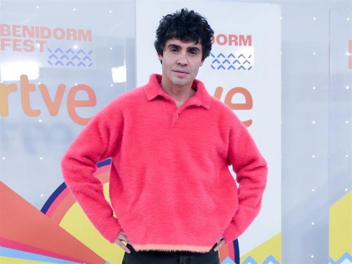 El presentador Javier Ambrosi durante una rueda de prensa, a 8 de enero de 2026, en Madrid (España). El festival se celebrará entre el 10 y el 14 de febrero en la ciudad alicantina de Benidorm.