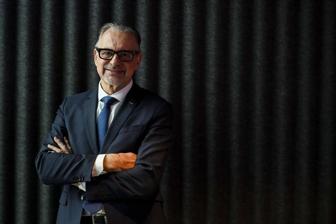 El director de la Agencia Espacial Europea (ESA), Josef Aschbacher, en una entrevista a Europa Press