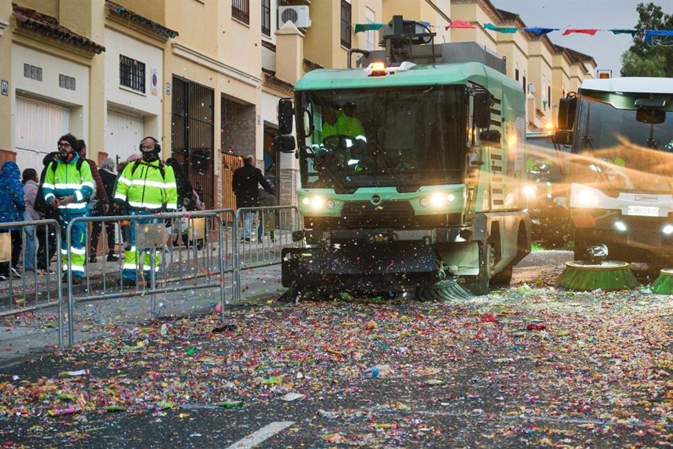 Dispositivo de limpieza en Alcalá de Guadaíra (Sevilla)