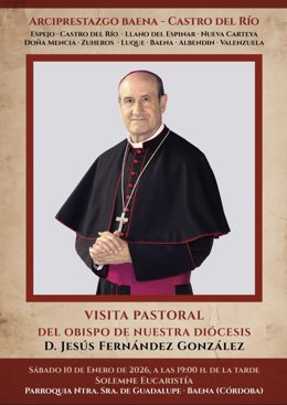 El obispo de Córdoba, Jesús Fernández, comienza este viernes la primera visita pastoral que realiza a la Diócesis de Córdoba de manera oficial.
