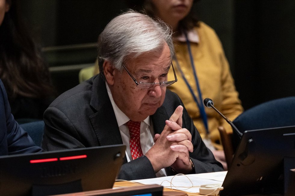 Archivo - El secretario general de la ONU, António Guterres