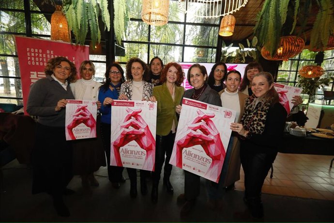 El Foro de Empresarias y Profesionales de Córdoba (FEPC) presenta el cartel oficial del IX Congreso Andaluz de Empresarias y Profesionales, que se celebrará el día 20 de febrero en el Rectorado de la Universidad de Córdoba (UCO).