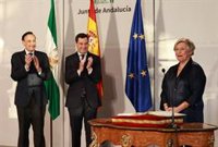 La rectora de la Universidad de Sevilla ofrece "cooperación" a la Junta y pide a Moreno que "nos ayude a crecer"