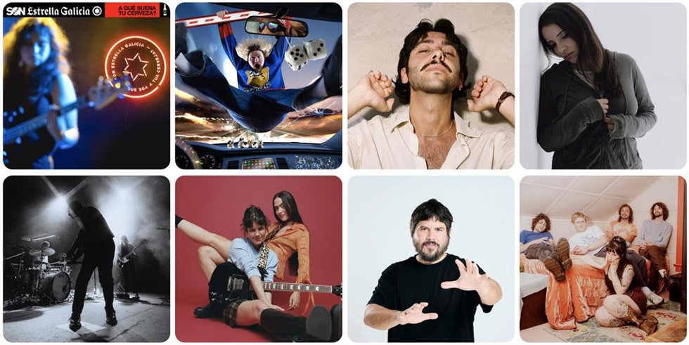 Rusowsky, Alizzz, Hinds o Yerai Cortés, los primeros artistas que actuarán en el festival SON Estrella Galicia 2026