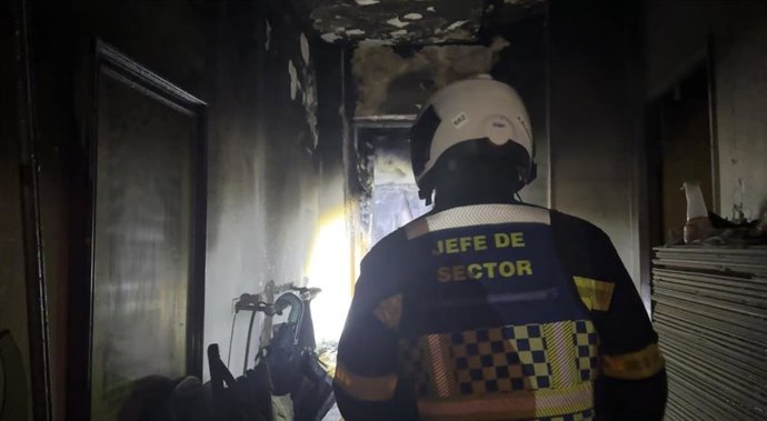 Membros do Corpo de Bombeiros da Comunidade de Madrid
