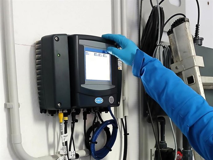 Punto de control de la calidad del agua para abastecimiento instalado por Promedio.