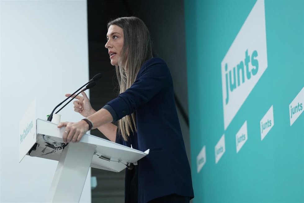 Archivo - La portavoz de Junts en el Congreso, Miriam Nogueras