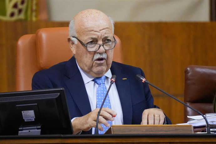 Archivo - El presidente del Parlamento de Andalucía, Jesús Aguirre