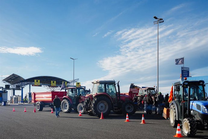 Imagen de las movilizaciones de los agricultores