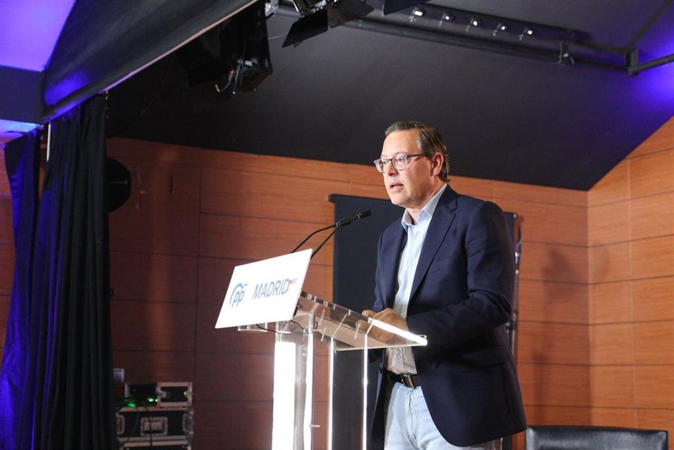 Archivo - El secretario general del PP de Madrid, Alfonso Serrano.
