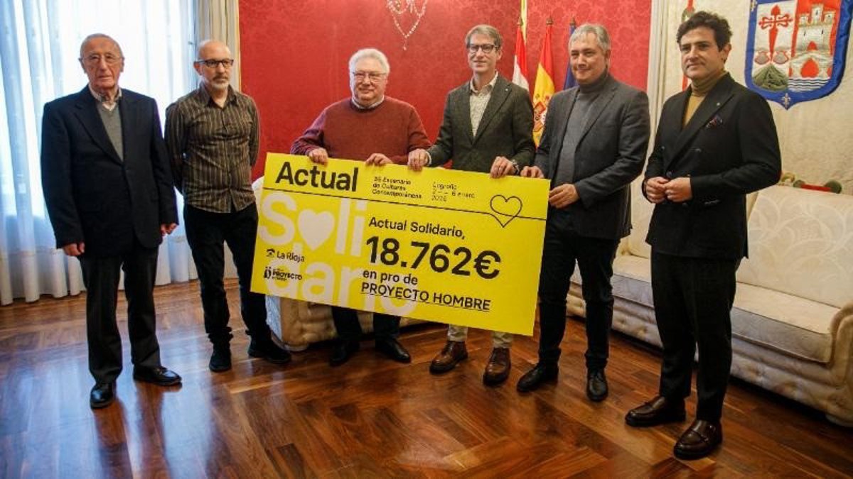  Actual Solidario  entrega más de 18.700 euros a Proyecto Hombre