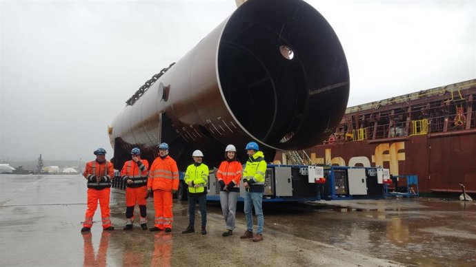 Una de las piezas fabricadas por IDESA.