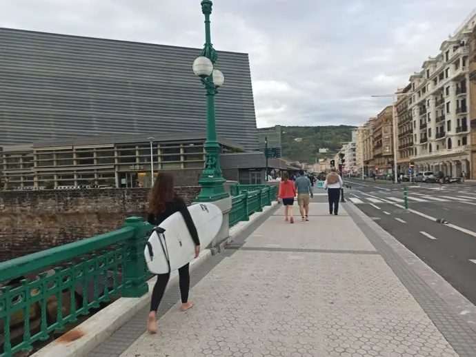 Puente del Kursaal en San Sebastián
