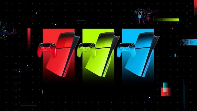 Nuevos colores de las consolas y mandos de PS5.