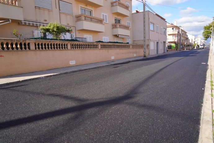 Obras en la calle Marqués de Tenerife, de Palma