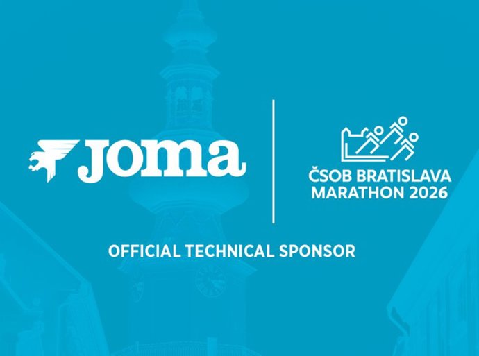 Joma, patrocinador técnico del CSOB Bratislava Marathon.