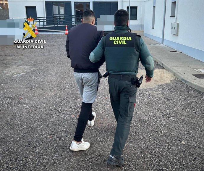 Momento de la detención.