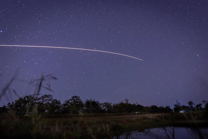 Un proyectil de artillería disparado por Tailandia durante el conflicto con Camboya, a 20 de diciembre de 2025 