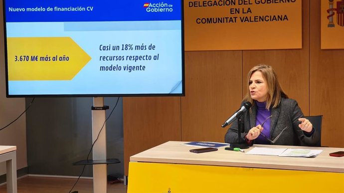 La delegada del Gobierno, Pilar Bernabé, valora la propuesta de financiación autonómica del Ejecutivo central