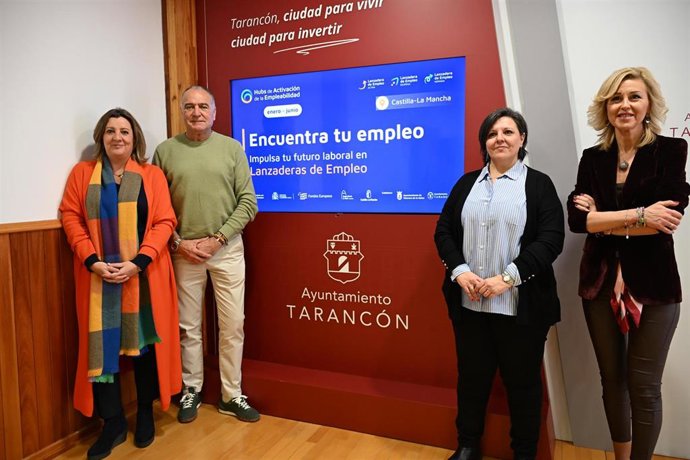 Presentación en Tarancón de los nuevos Hubs de Activación de la Empleabilidad que el Ejecutivo autonómico y la Fundación Santa María la Real.