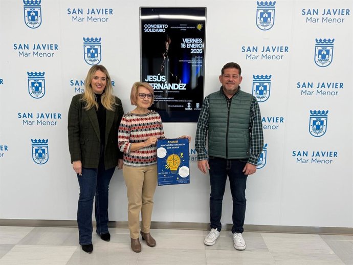 El tenor Jesús Hernández ofrece un concierto solidario en San Javier a favor de la Asociación Parkinson Mar Menor