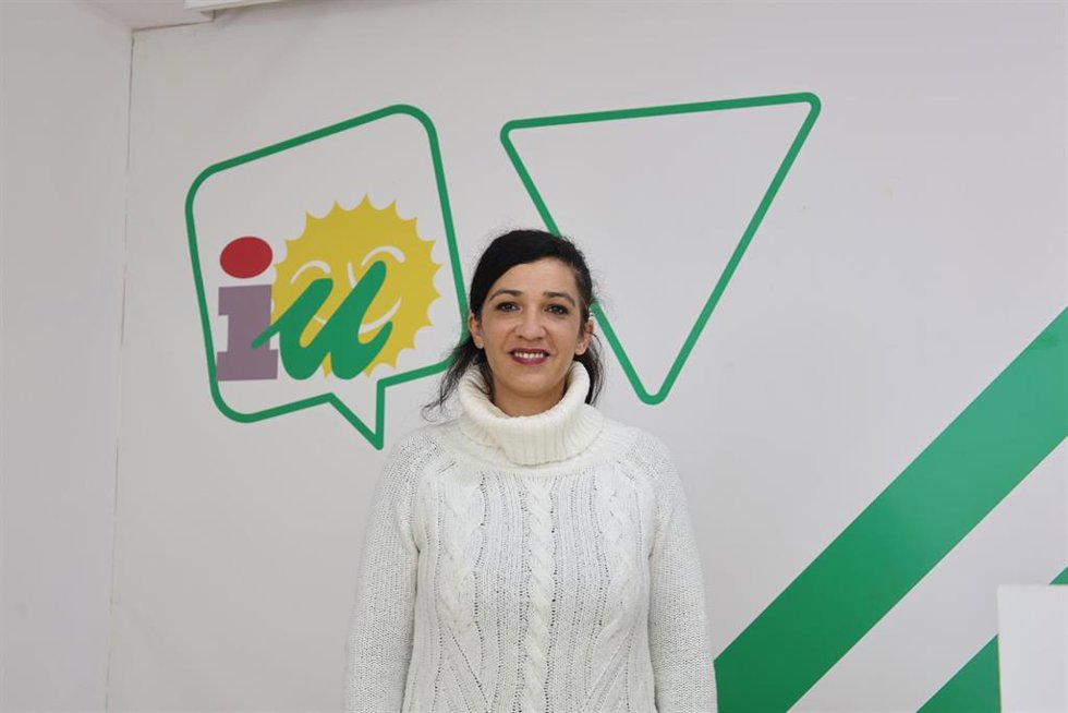 La coordinadora provincial de IU Málaga, Toni Morillas.